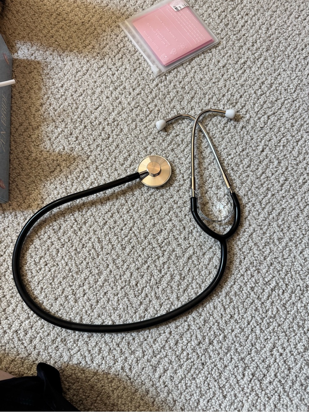 Black Stethoscope with Silver Chestpiece - Unbranded (Halloween costume)